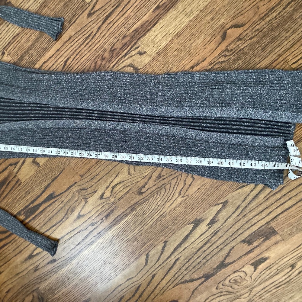 Velvet by graham & Spencer long sparkle cardigan, size S